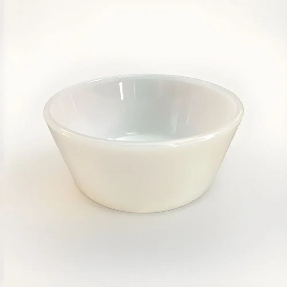 Vintage Anchor Hocking Fire King Milk Glass White Small Bowl 3.75